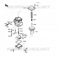 CARBURETOR PARTS voor Kawasaki VOYAGER XII 1989