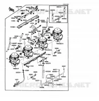 CARBURETOR voor Kawasaki VOYAGER XII 1989