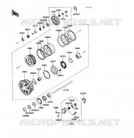 CLUTCH voor Kawasaki VOYAGER XII 1989