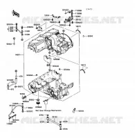 CRANKCASE(S) voor Kawasaki VOYAGER XII 1989