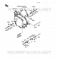 FRAME PARTS voor Kawasaki VOYAGER XII 1989