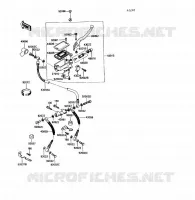FRONT MASTER CYLINDER voor Kawasaki VOYAGER XII 1989