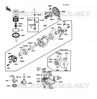 OIL PUMP voor Kawasaki VOYAGER XII 1989