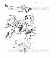 RADIATOR voor Kawasaki VOYAGER XII 1989
