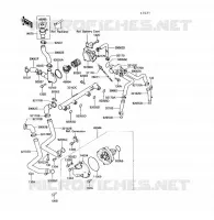 WATER PUMP voor Kawasaki VOYAGER XII 1989