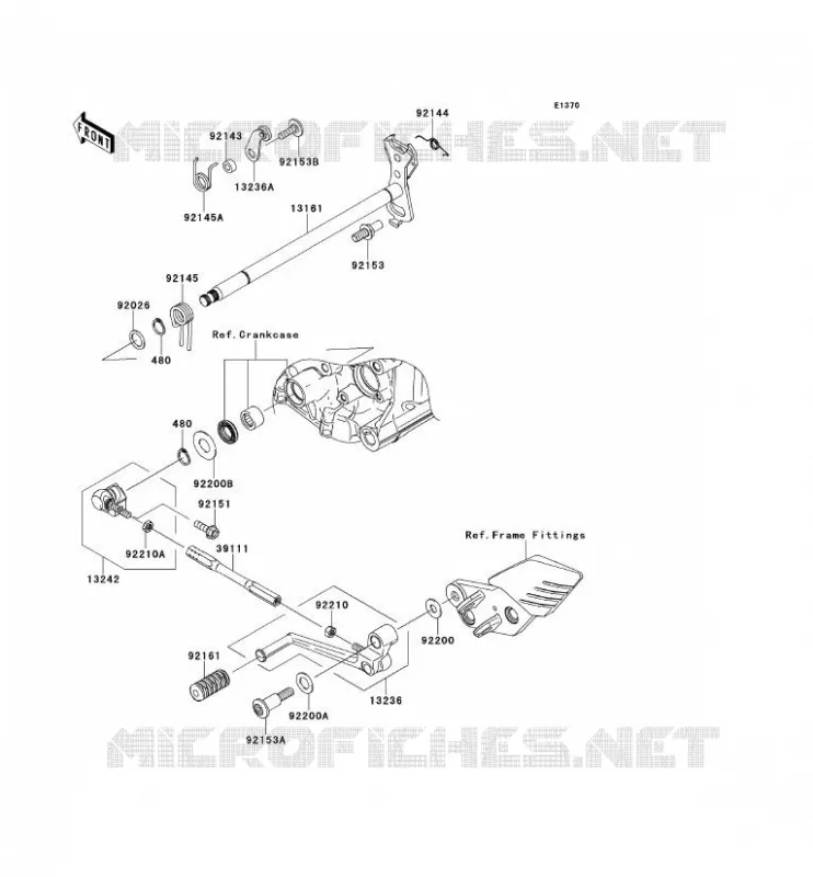 SHIFT Kawasaki MOTOS 1400 2012 1400GTR ABS  ZG1400CCF