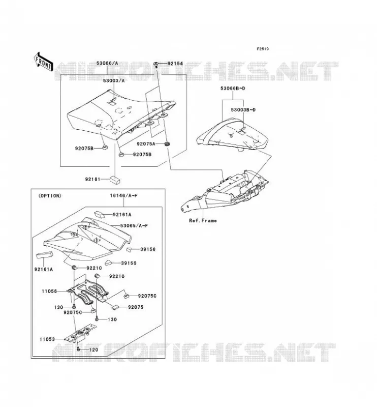 SEAT Kawasaki MOTOS 1000 2011 Z1000  ZR1000DBF