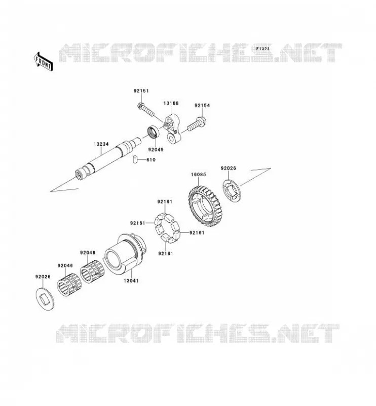 BALANCER Kawasaki MOTOS 1000 2013 Z1000  ZR1000DDF