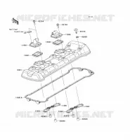 CYLINDER HEAD COVER voor Kawasaki Z1000 ABS 2010