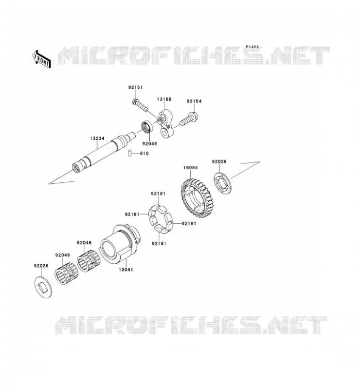 BALANCER Kawasaki MOTOS 1000 2013 Z1000 ABS  ZR1000EDF