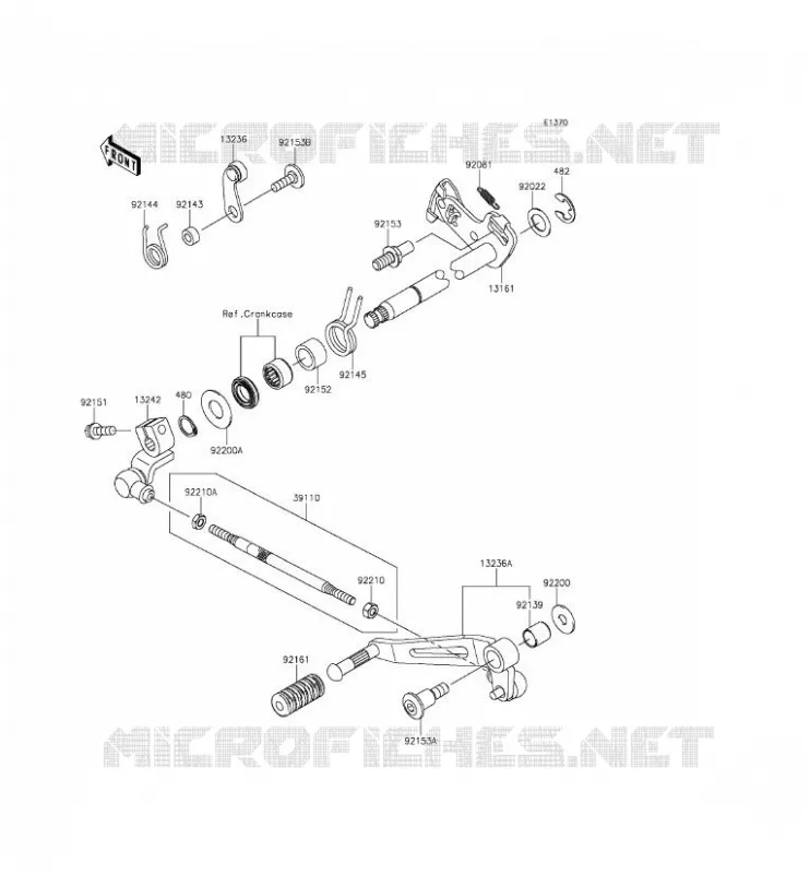 SHIFT Kawasaki MOTOS 1000 2014 Z1000  ZR1000FEF