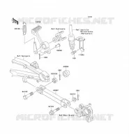 BRAKE PEDAL   TORK LINK voor Kawasaki ZRX1200R 2001