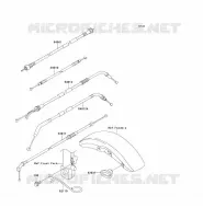 CABLES voor Kawasaki ZRX1200R 2001