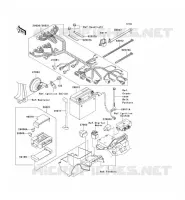 CHASSIS ELECTRICAL EQUIPMENT voor Kawasaki ZRX1200R 2001