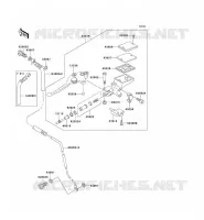 CLUTCH MASTER CYLINDER voor Kawasaki ZRX1200R 2001