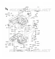 CRANKCASE(S) voor Kawasaki ZRX1200R 2001