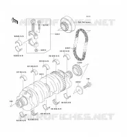 CRANKSHAFT voor Kawasaki ZRX1200R 2001