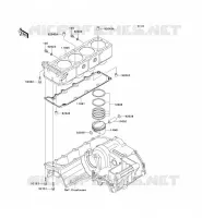 CYLINDER   PISTON  voor Kawasaki ZRX1200R 2001