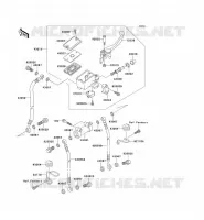 FRONT MASTER CYLINDER voor Kawasaki ZRX1200R 2001