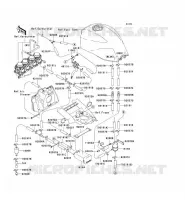 FUEL EVAPORATION SYSTEM voor Kawasaki ZRX1200R 2001
