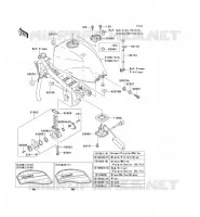 FUEL TANK voor Kawasaki ZRX1200R 2001