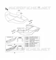 SEAT voor Kawasaki ZRX1200R 2001