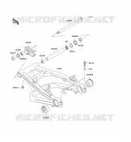 SWINGARM voor Kawasaki ZRX1200R 2001