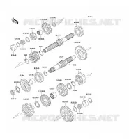 TRANSMISSION voor Kawasaki ZRX1200R 2001