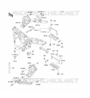 BATTERY BRACKET voor Kawasaki ZEPHYR 1994