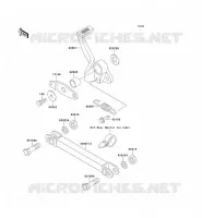BRAKE PEDAL voor Kawasaki ZEPHYR 1994