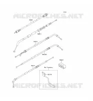 CABLES voor Kawasaki ZEPHYR 1994