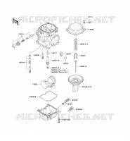 CARBURETOR PARTS voor Kawasaki ZEPHYR 1994