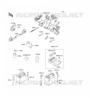 CHASSIS ELECTRICAL EQUIPMENT voor Kawasaki ZEPHYR 1994