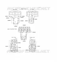 CRANKCASE BOLT voor Kawasaki ZEPHYR 1994