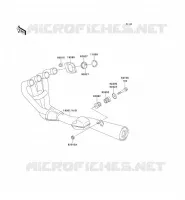 EXHAUST voor Kawasaki ZEPHYR 1994