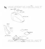 LABELS voor Kawasaki ZEPHYR 1994