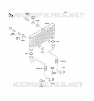 OIL RADIATOR voor Kawasaki ZEPHYR 1994
