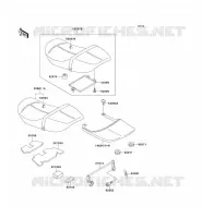 SEAT voor Kawasaki ZEPHYR 1994