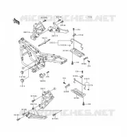 BATTERY BRACKET voor Kawasaki ZEPHYR 1996