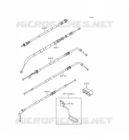 CABLES voor Kawasaki ZEPHYR 1996