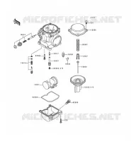 CARBURETOR PARTS voor Kawasaki ZEPHYR 1996