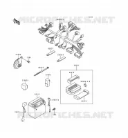 CHASSIS ELECTRICAL EQUIPMENT voor Kawasaki ZEPHYR 1996