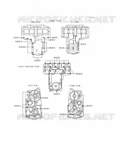 CRANKCASE BOLT voor Kawasaki ZEPHYR 1996