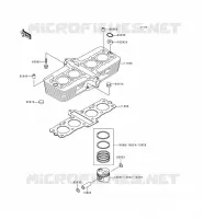 CYLINDER   PISTON  voor Kawasaki ZEPHYR 1996