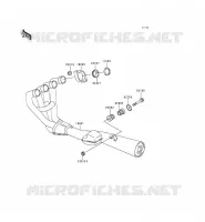EXHAUST voor Kawasaki ZEPHYR 1996