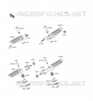 FOOTREST voor Kawasaki ZEPHYR 1996
