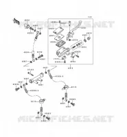 FRONT MASTER CYLINDER voor Kawasaki ZEPHYR 1996