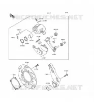 REAR BRAKE voor Kawasaki ZEPHYR 1996