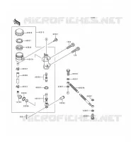 REAR MASTER CYLINDER voor Kawasaki ZEPHYR 1996
