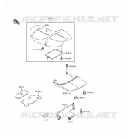 SEAT voor Kawasaki ZEPHYR 1996